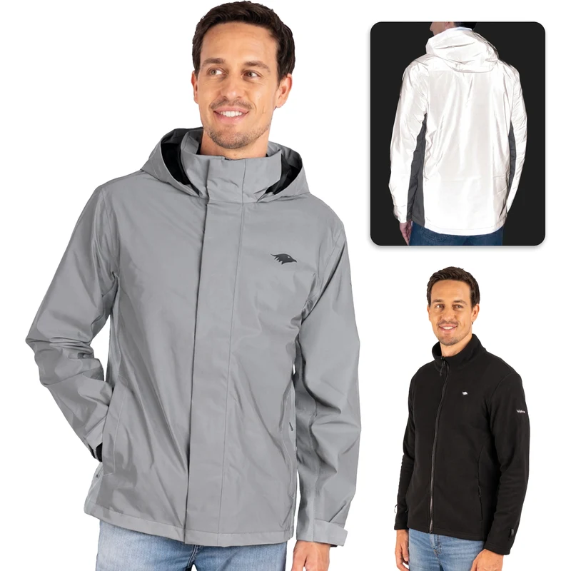 3in1 Smart Jacket - 100% reflektierend & wasserdicht