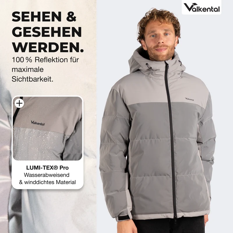 Reflective Puffer - 100% reflektierende Daunenjacke