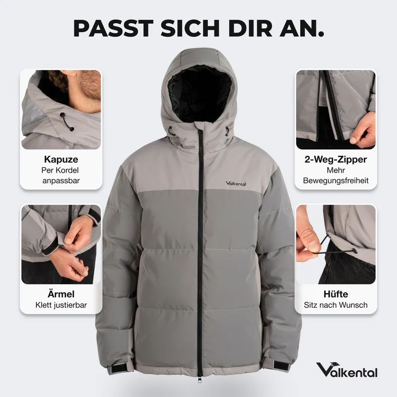 Reflective Puffer - 100% reflektierende Daunenjacke