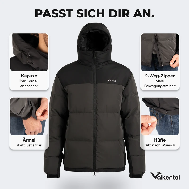Reflective Puffer - 100% reflektierende Daunenjacke