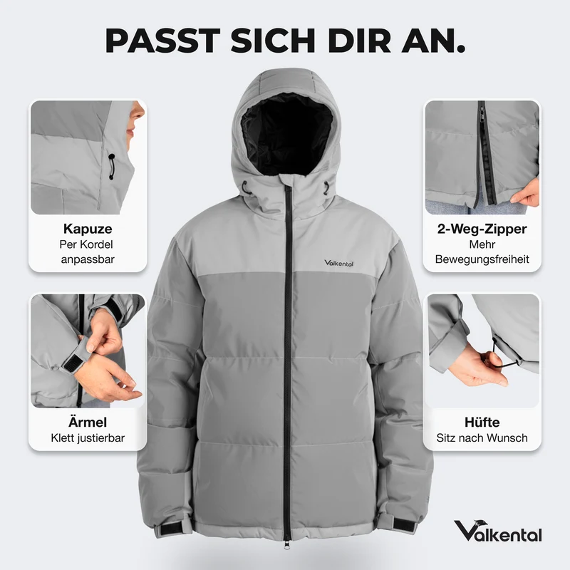 Reflective Puffer - 100% reflektierende Daunenjacke