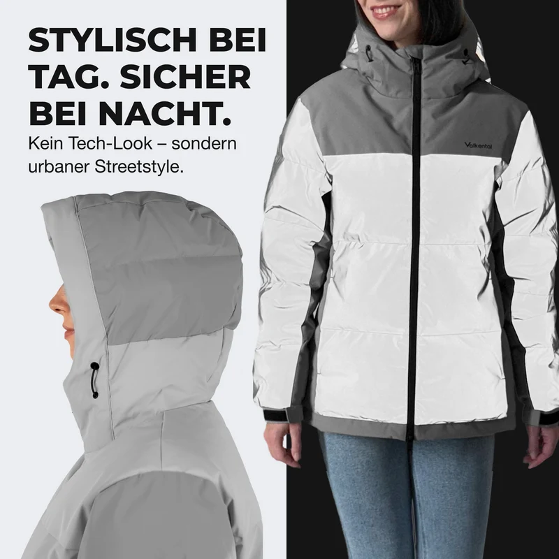 Reflective Puffer - 100% reflektierende Daunenjacke