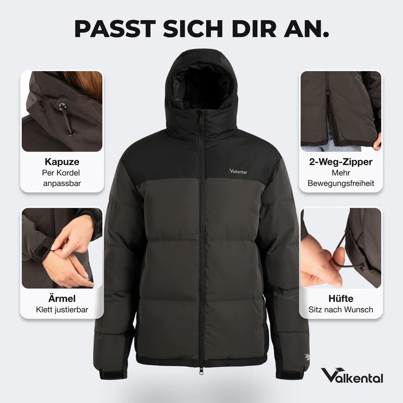 Reflective Puffer - 100% reflektierende Daunenjacke
