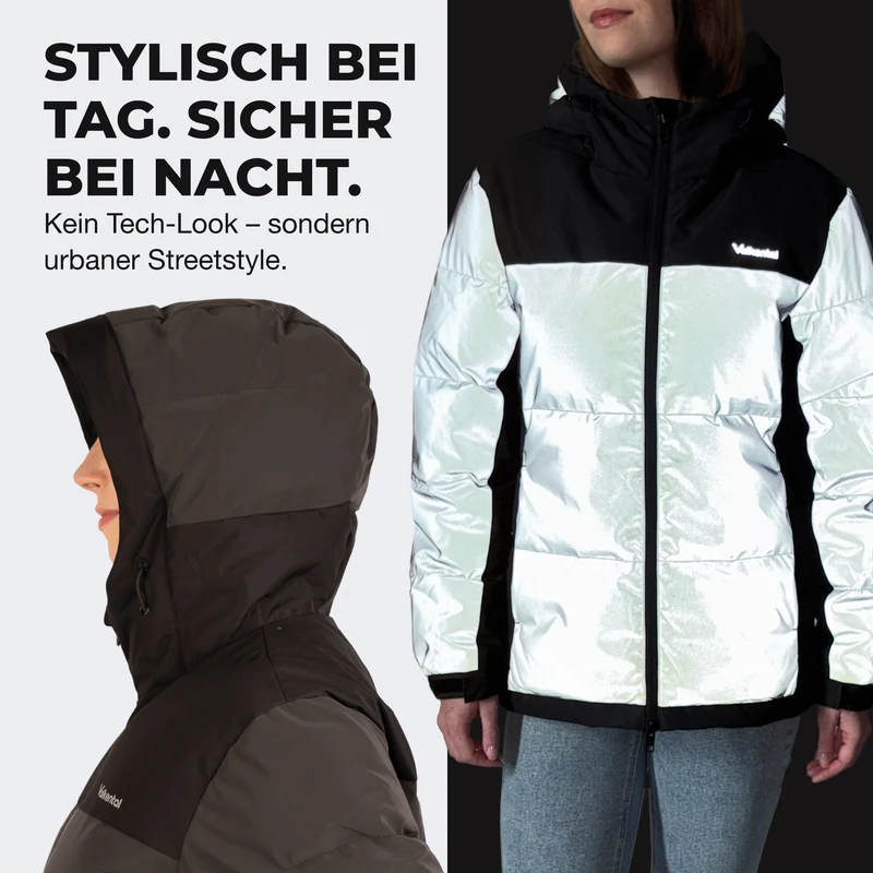Reflective Puffer - 100% reflektierende Daunenjacke