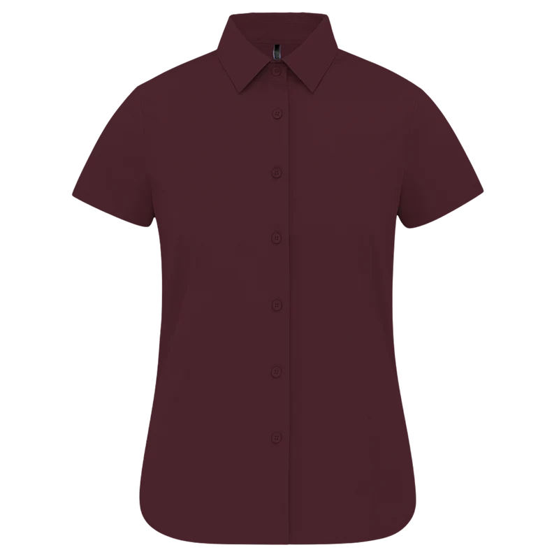 Damen Kurzarmbluse Stretch