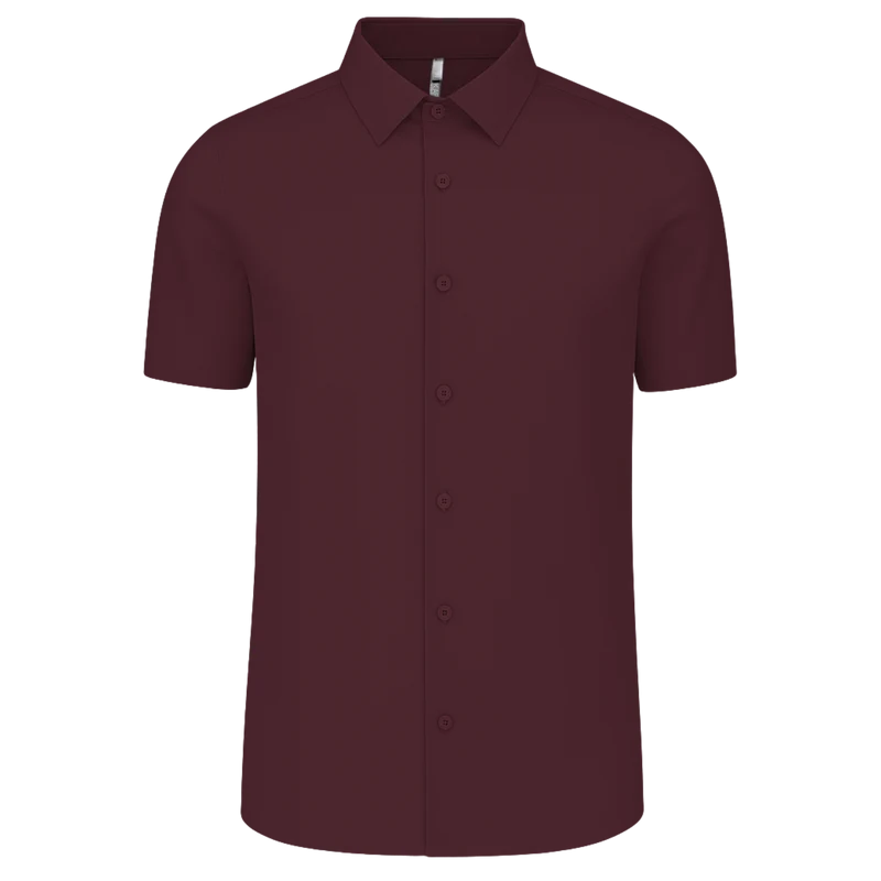 Herren Kurzarmhemd Stretch