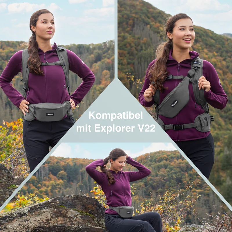 Sling Bag - Umhängetasche kompatibel mit Explorer V22