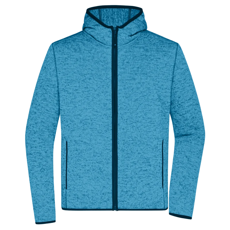 Herren Strickfleece Hoody