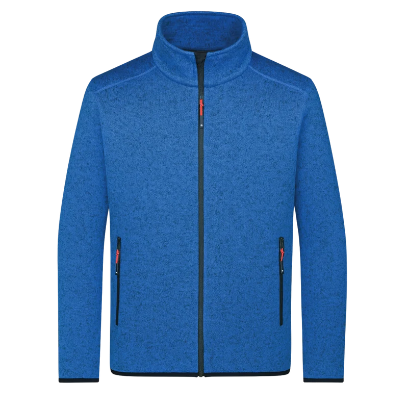 Herren Strickfleece Jacke
