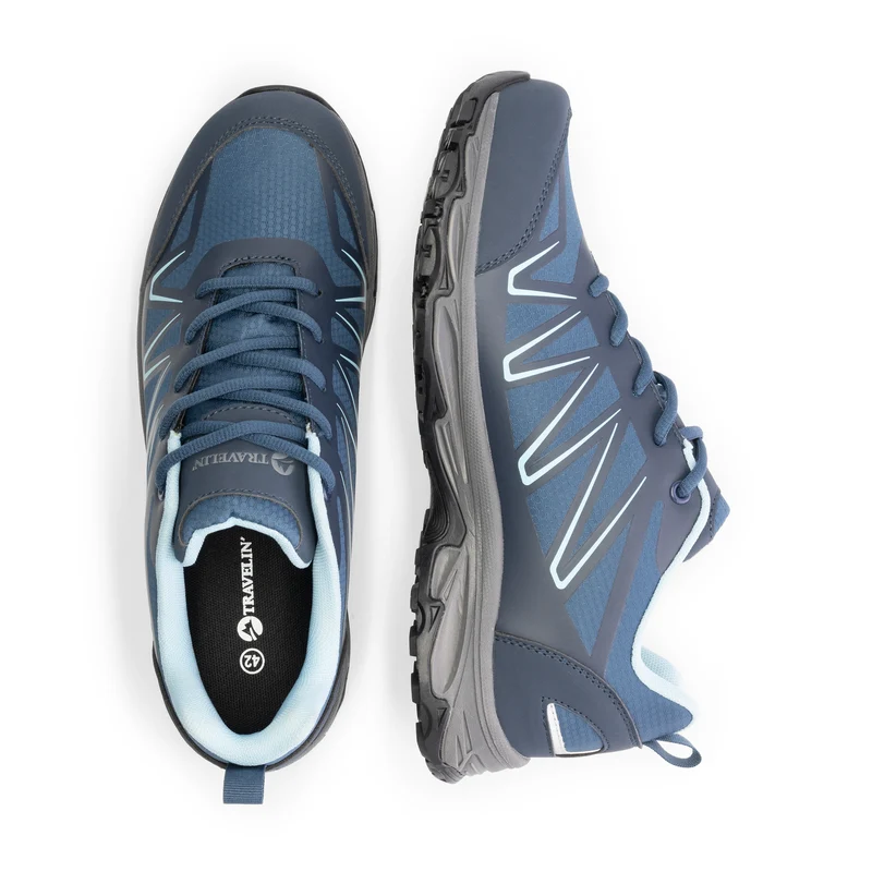 Nalden Herren - Niedrige Wanderschuhe - Wasserdicht - Blau
