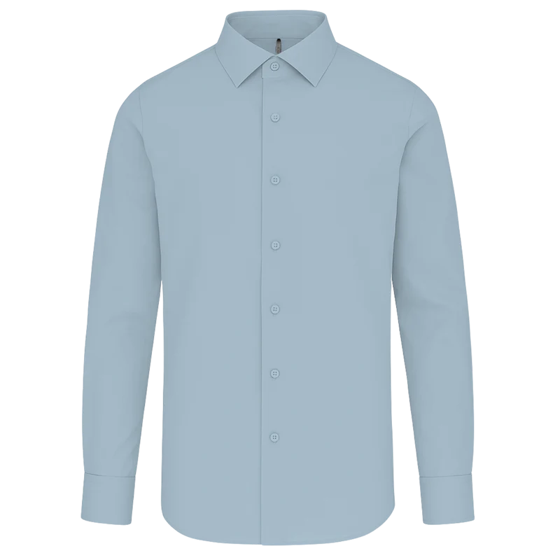 Herren Langarmhemd Stretch