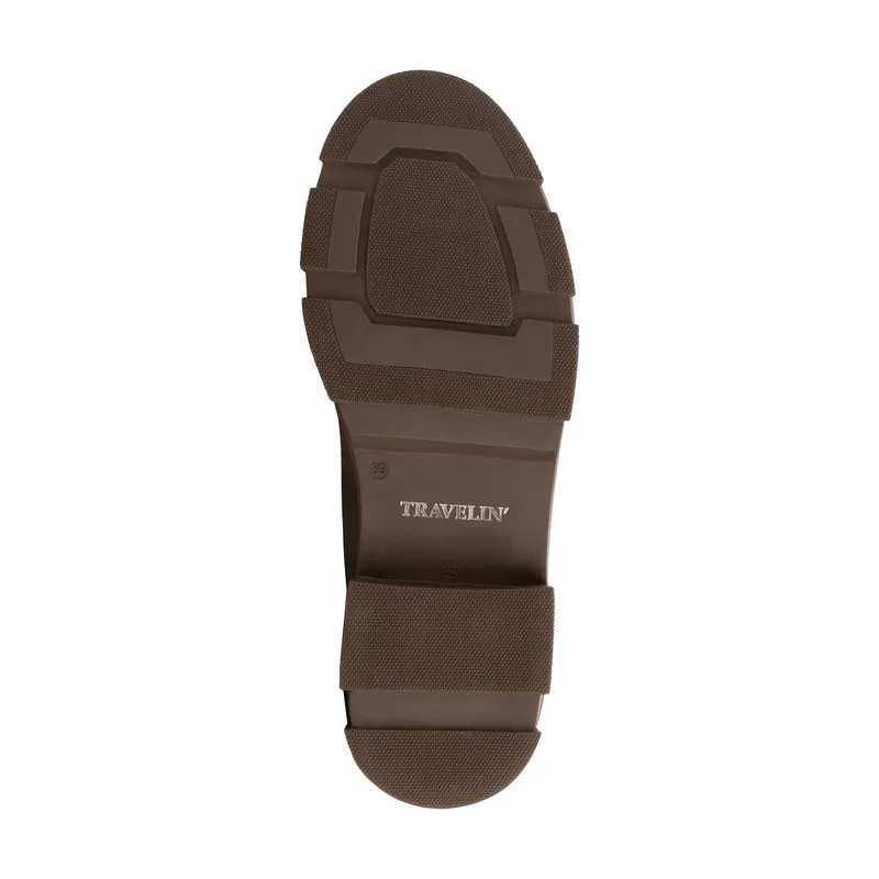 Travelin' Strilde Damen - Chelsea boots - Wolle gefüttert - Braun
