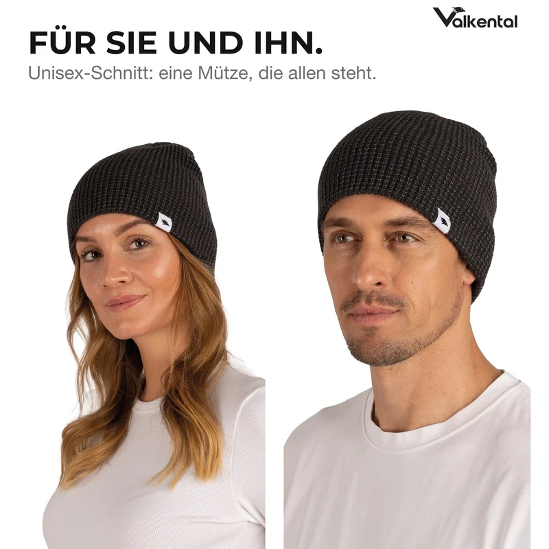 Reflective Beanie - Strickmütze mit reflektierendem Garn
