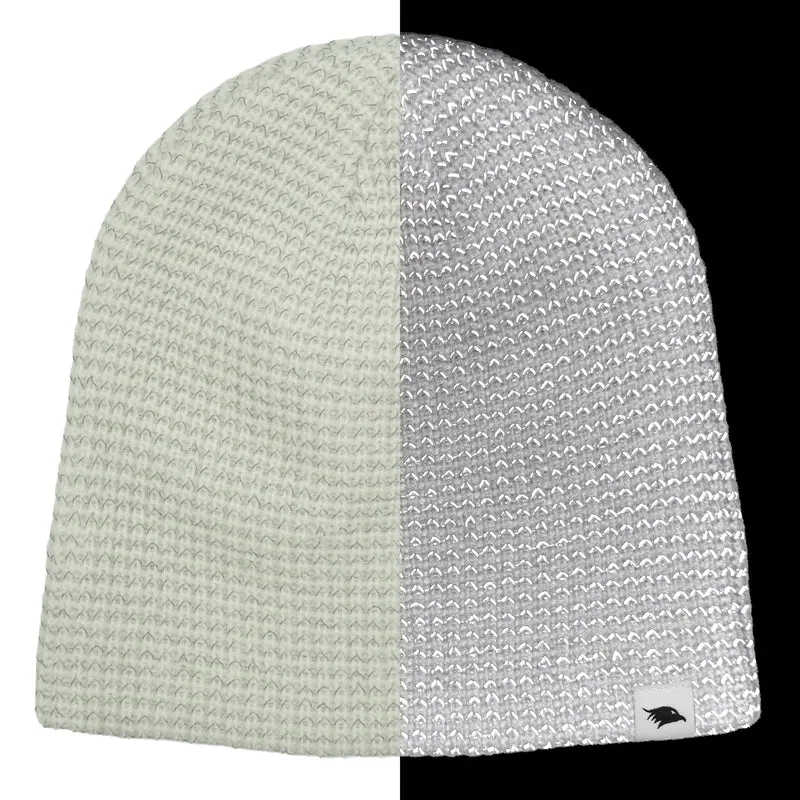 Reflective Beanie - Strickmütze mit reflektierendem Garn