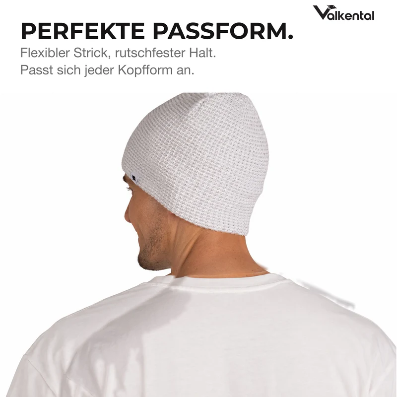 Reflective Beanie - Strickmütze mit reflektierendem Garn