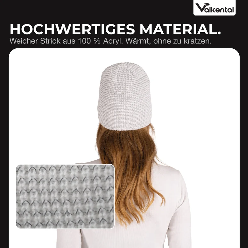 Reflective Beanie - Strickmütze mit reflektierendem Garn