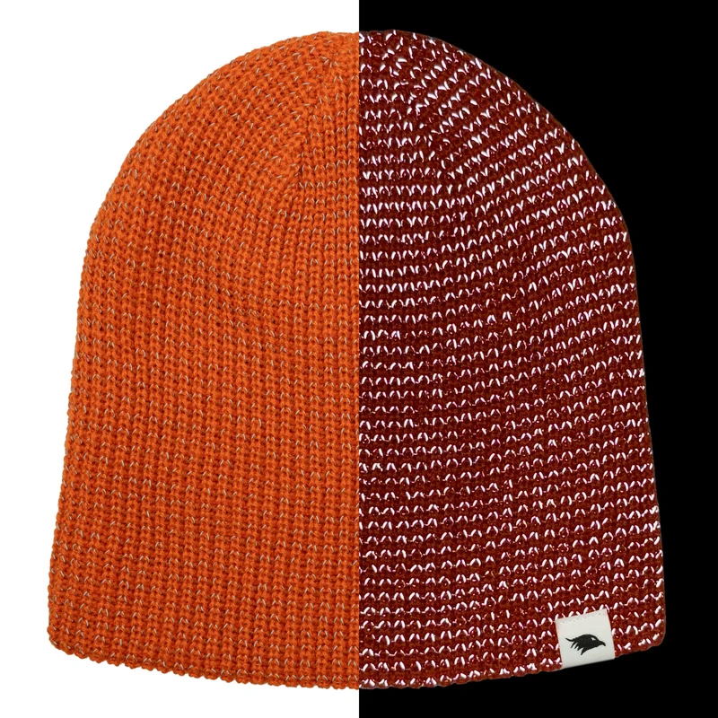 Reflective Beanie - Strickmütze mit reflektierendem Garn