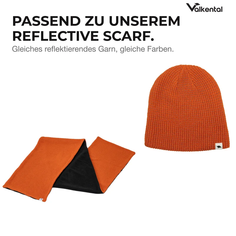 Reflective Beanie - Strickmütze mit reflektierendem Garn