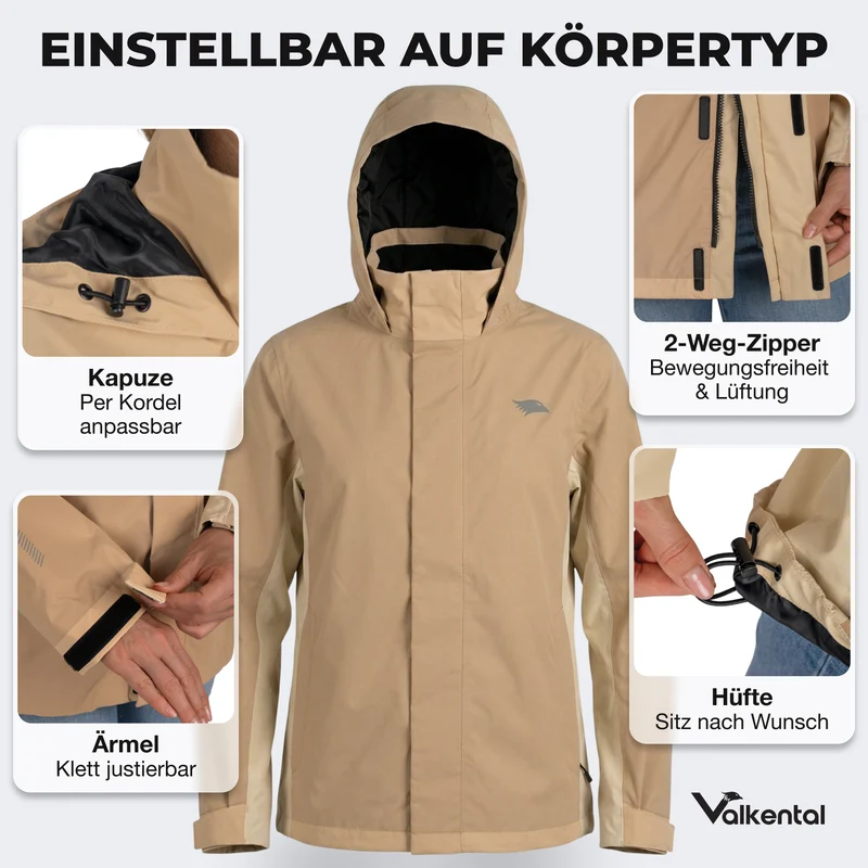 3in1 Smart Jacket - 100% reflektierend & wasserdicht