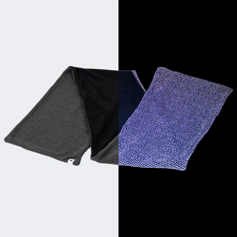 NEU: Reflective Scarf - Reflektierender Strickschal mit Fleece-Innenseite