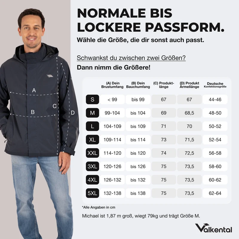 3in1 Smart Jacket - 100% reflektierend & wasserdicht mit Fleece Zipp-In - B-Ware