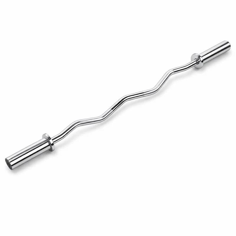 Chrome Olympic EZ Curl Bar (AXE) – 120cm
