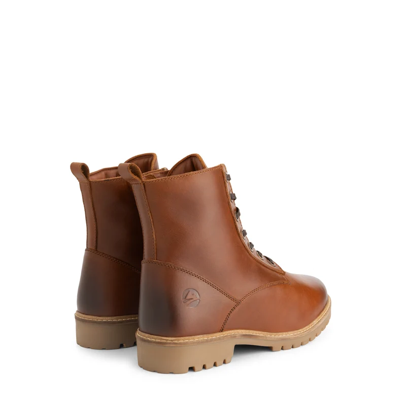 Rosendal Herren – Schnürstiefel mit Reißverschluss – Wolle gefüttert