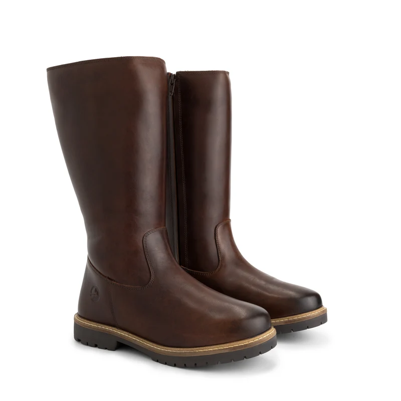 Jondal Damen – Stiefeletten – mit Wolle gefüttert – Dunkelbraun