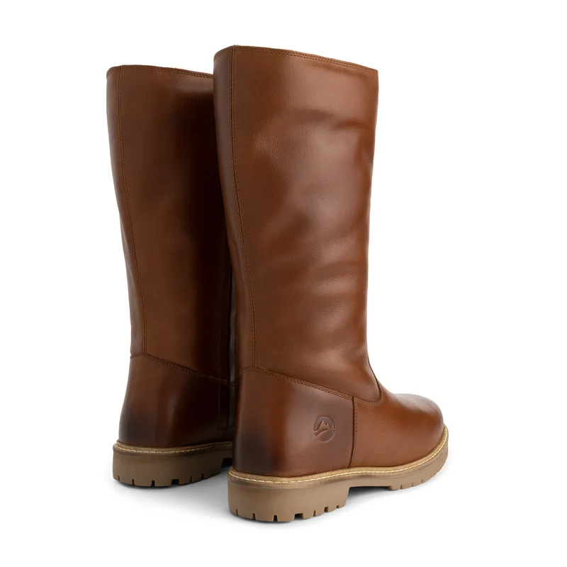 Jondal Damen – Stiefeletten – mit Wolle gefüttert – Cognac