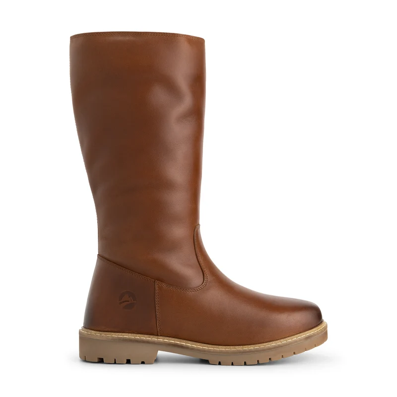 Jondal Damen – Stiefeletten – mit Wolle gefüttert – Cognac