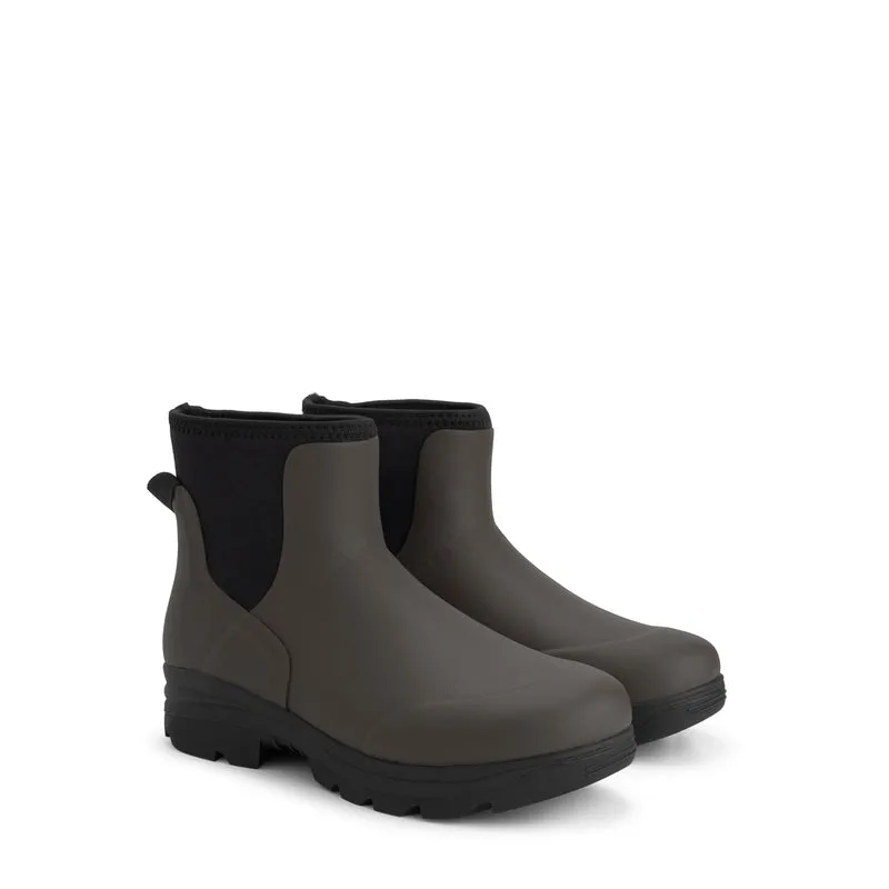 Inari Herren – Gummi-Stiefeletten – Regenstiefel – Dunkelbraun
