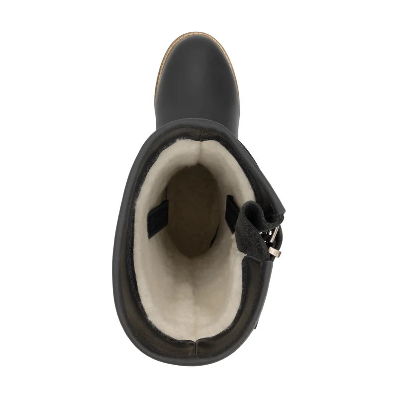 Gronvik Damen – Outdoor-Stiefel – mit Wolle gefüttert – Schwarz