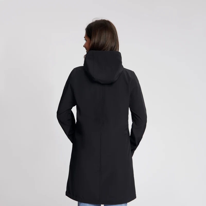 Nilda Damen – Softshell-Jacke – Wasserdicht – Schwarz