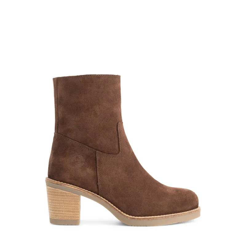 Indre Damen - Stiefeletten - Leder - Dunkelbraun