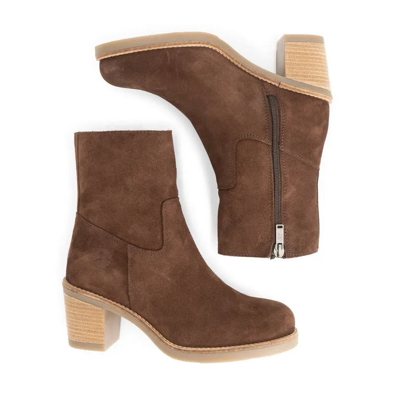 Indre Damen - Stiefeletten - Leder - Dunkelbraun
