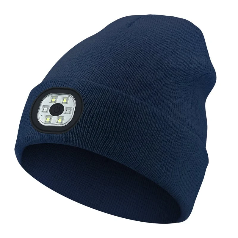 Bluetooth Mütze | Wintermütze mit LED-Licht und kabellosen Kopfhörern
