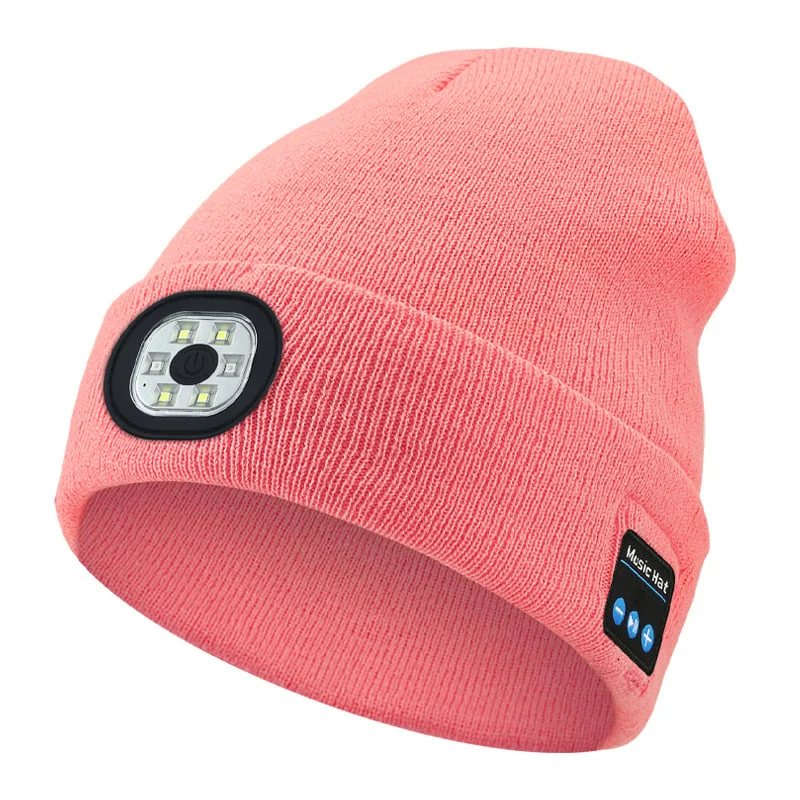 Bluetooth Mütze | Wintermütze mit LED-Licht und kabellosen Kopfhörern