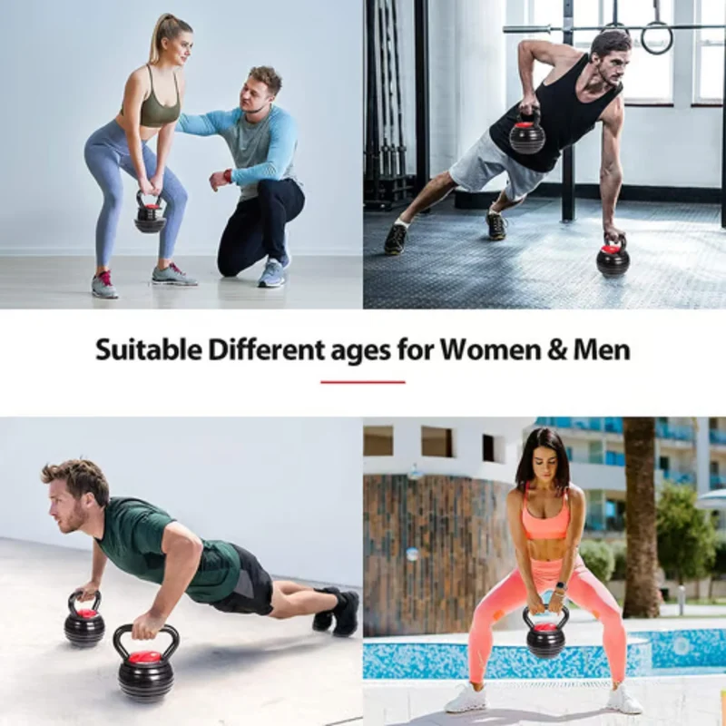 Bodyfit 18 KG Adjustable Kettlebell