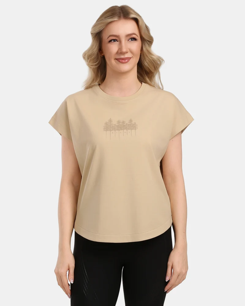 Damen-T-Shirt aus Baumwolle Kilpi NELLIM-W