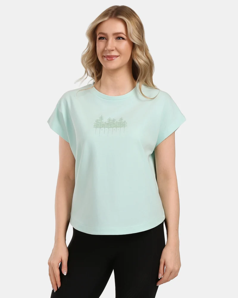 Damen-T-Shirt aus Baumwolle Kilpi NELLIM-W