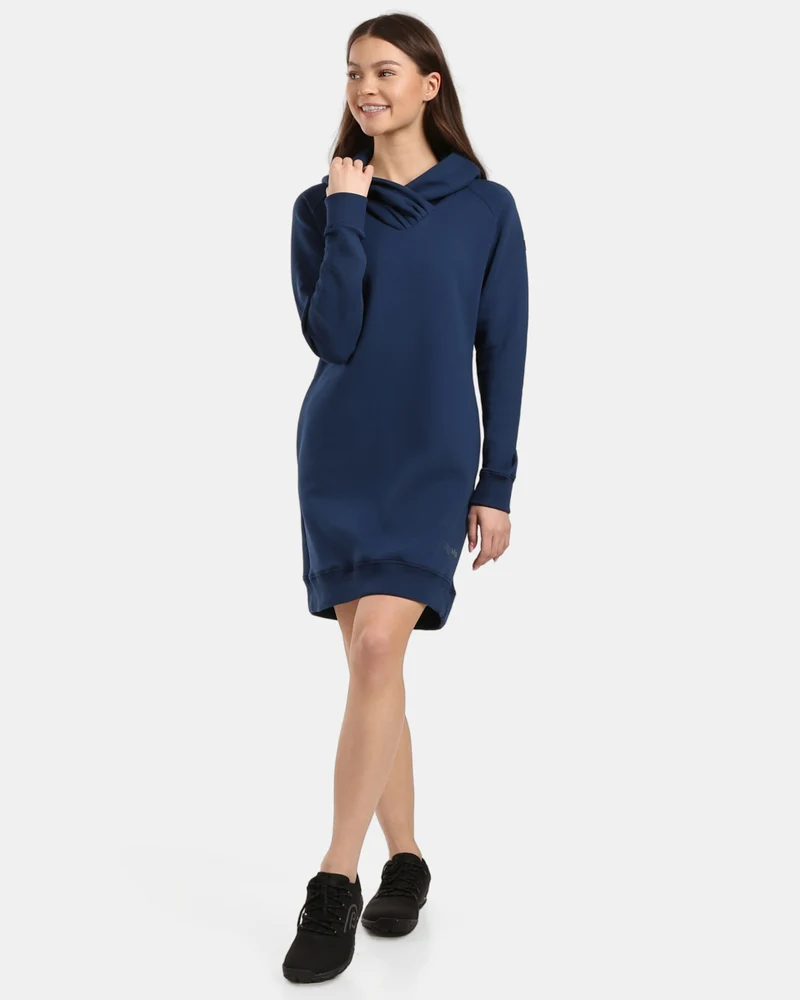 Langes Damen-Sweatshirt mit Kapuze Kilpi HEYDEN-W