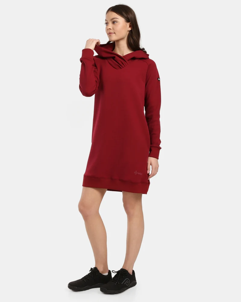 Langes Damen-Sweatshirt mit Kapuze Kilpi HEYDEN-W
