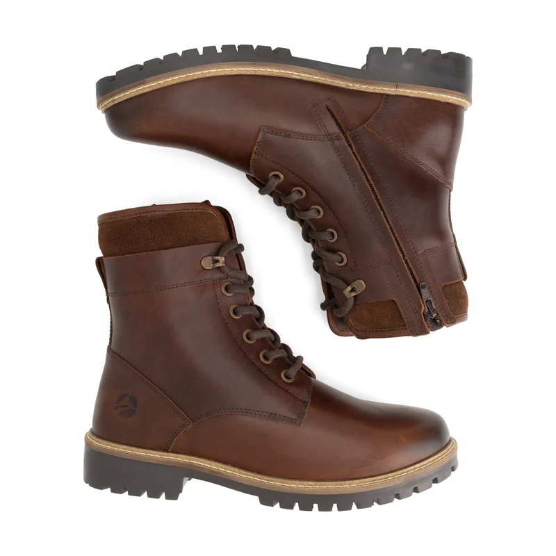 Langdets Herren - Schnürboots - Wolle gefüttert - Braun