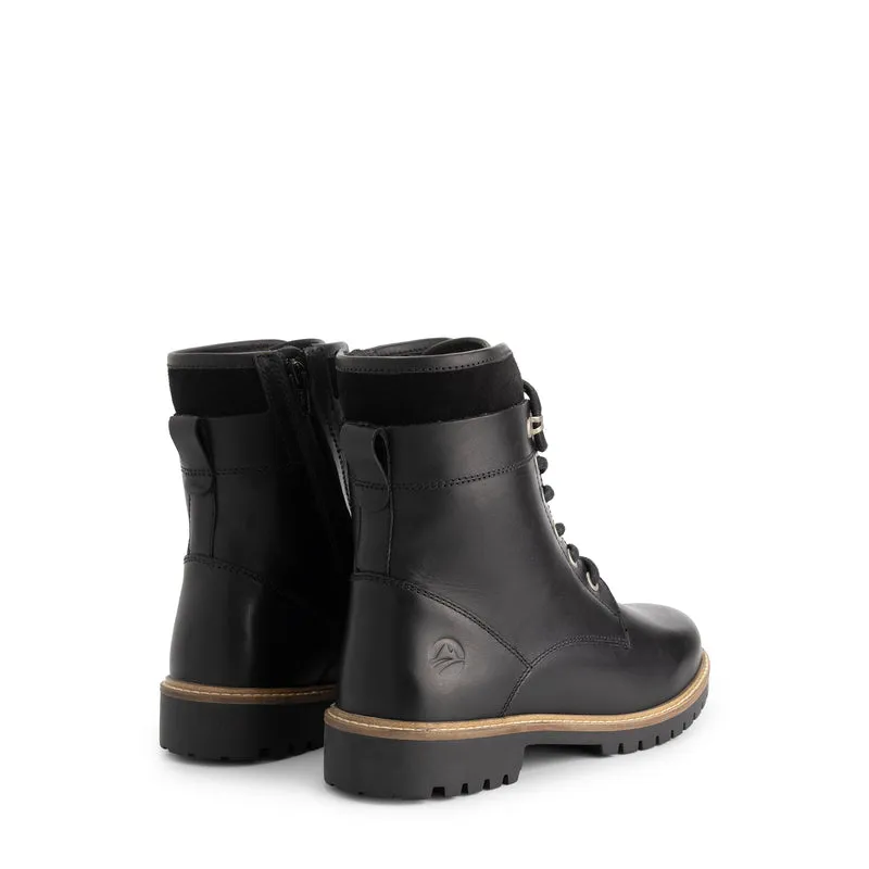 Langdets Herren - Schnürboots - Wolle gefüttert - Schwarz
