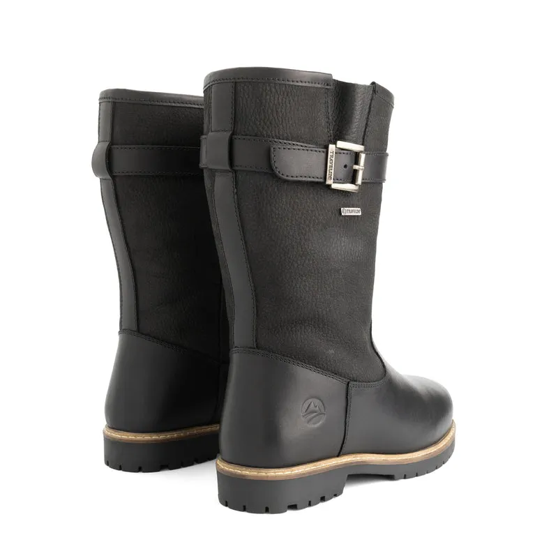 Vrangen Damen – Outdoor-Stiefel – mit Wollfutter – Schwarz