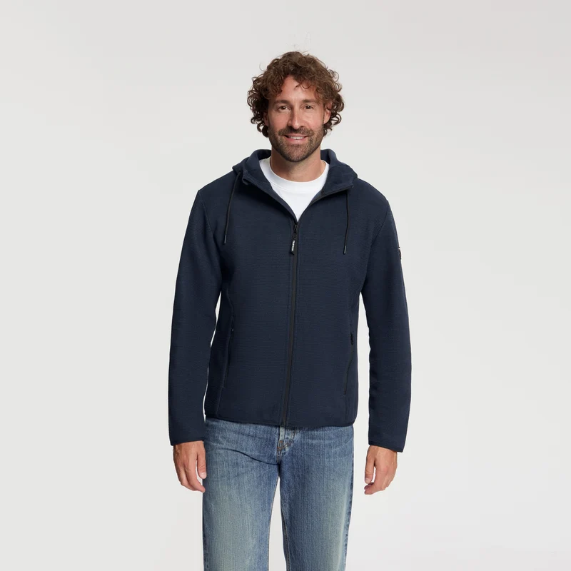 Tyko Herren – Outdoor-Weste – Fleece – Marineblau