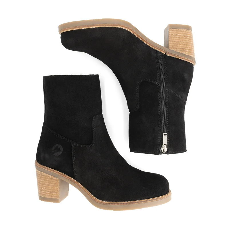 Indre Damen - Stiefeletten - Leder - Schwarz