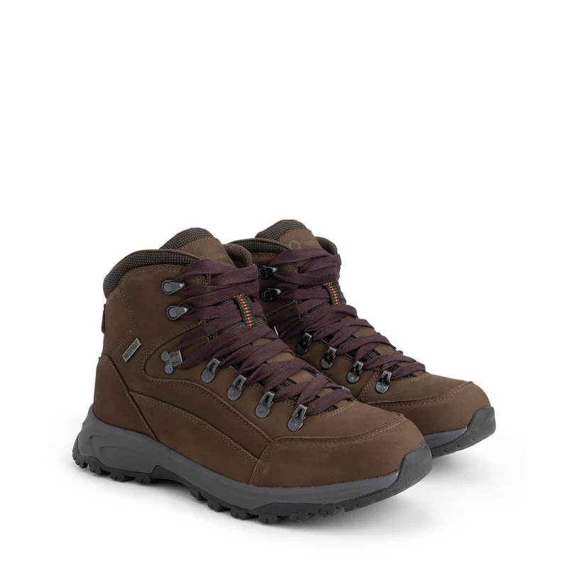 Glesborg Herren - Halbhohe Wanderschuhe - Wasserdicht - Braun