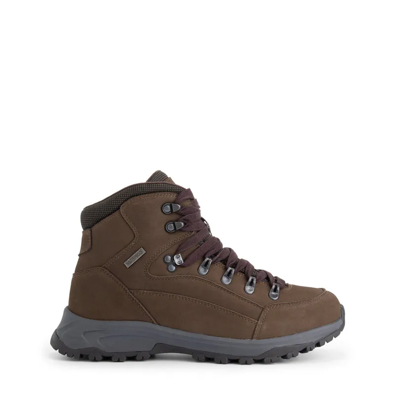 Glesborg Herren - Halbhohe Wanderschuhe - Wasserdicht - Braun