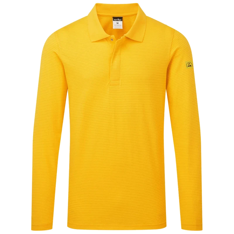 Portwest Anti-statische ESD Polo Lange Mouw AS23
